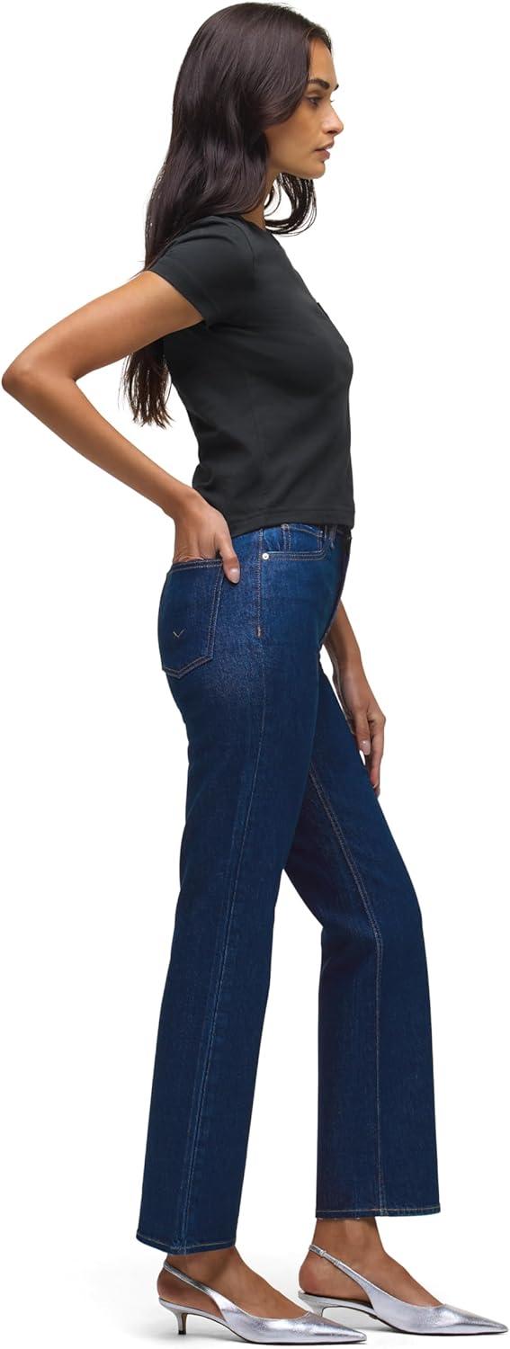 image:imageHudson Womens Remi HighRise Straight Leg JeanRinse