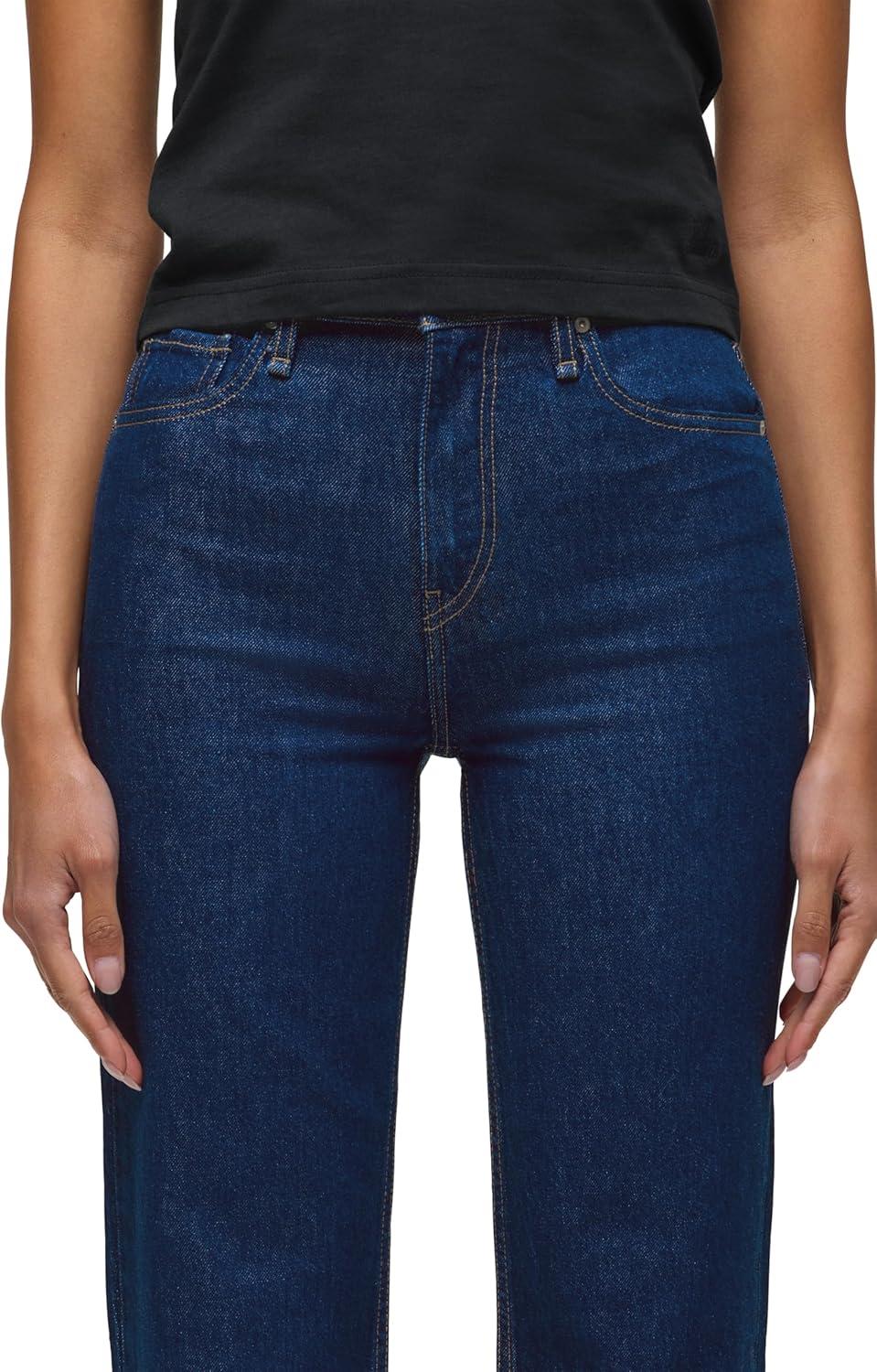image:imageHudson Womens Remi HighRise Straight Leg JeanRinse