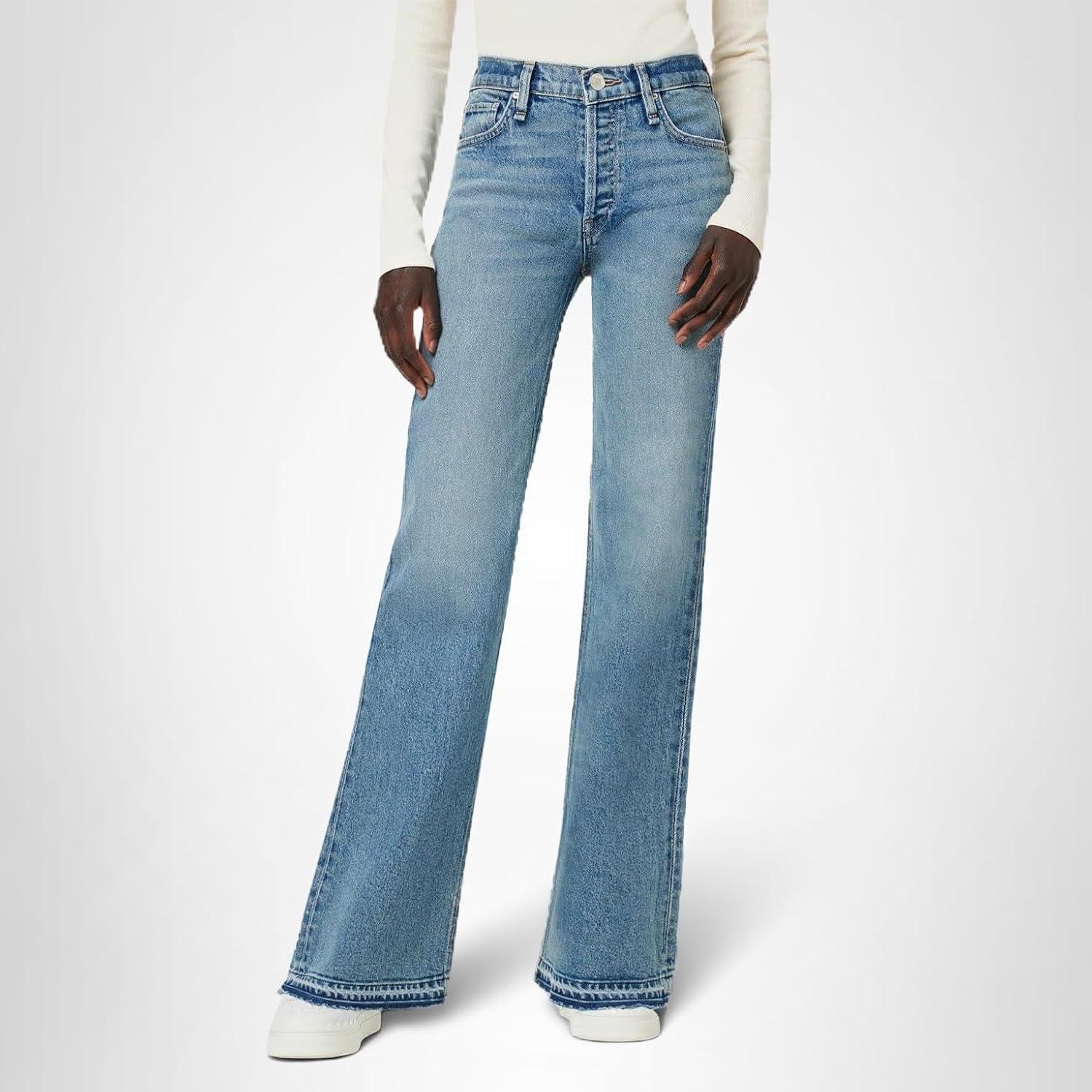 image:imageHudson Womens Rosie High Rise Wide Leg JeanFreestyle