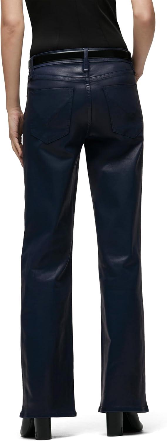 image:imageHudson Womens Rosie High Rise Wide Leg JeanMood Indigo Coated