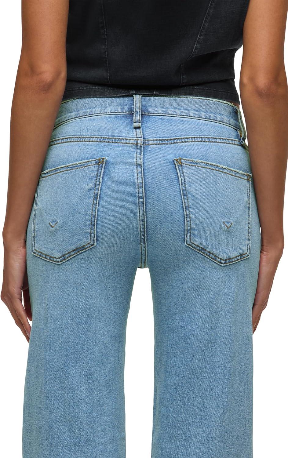 image:imageHudson Womens Rosie High Rise Wide Leg JeanOak