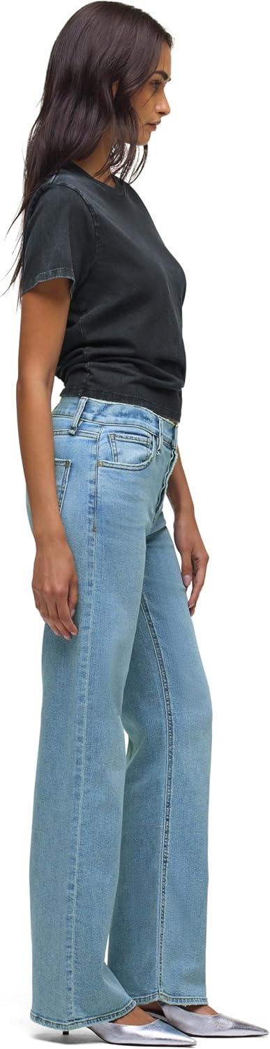 image:imageHudson Womens Rosie High Rise Wide Leg JeanOak