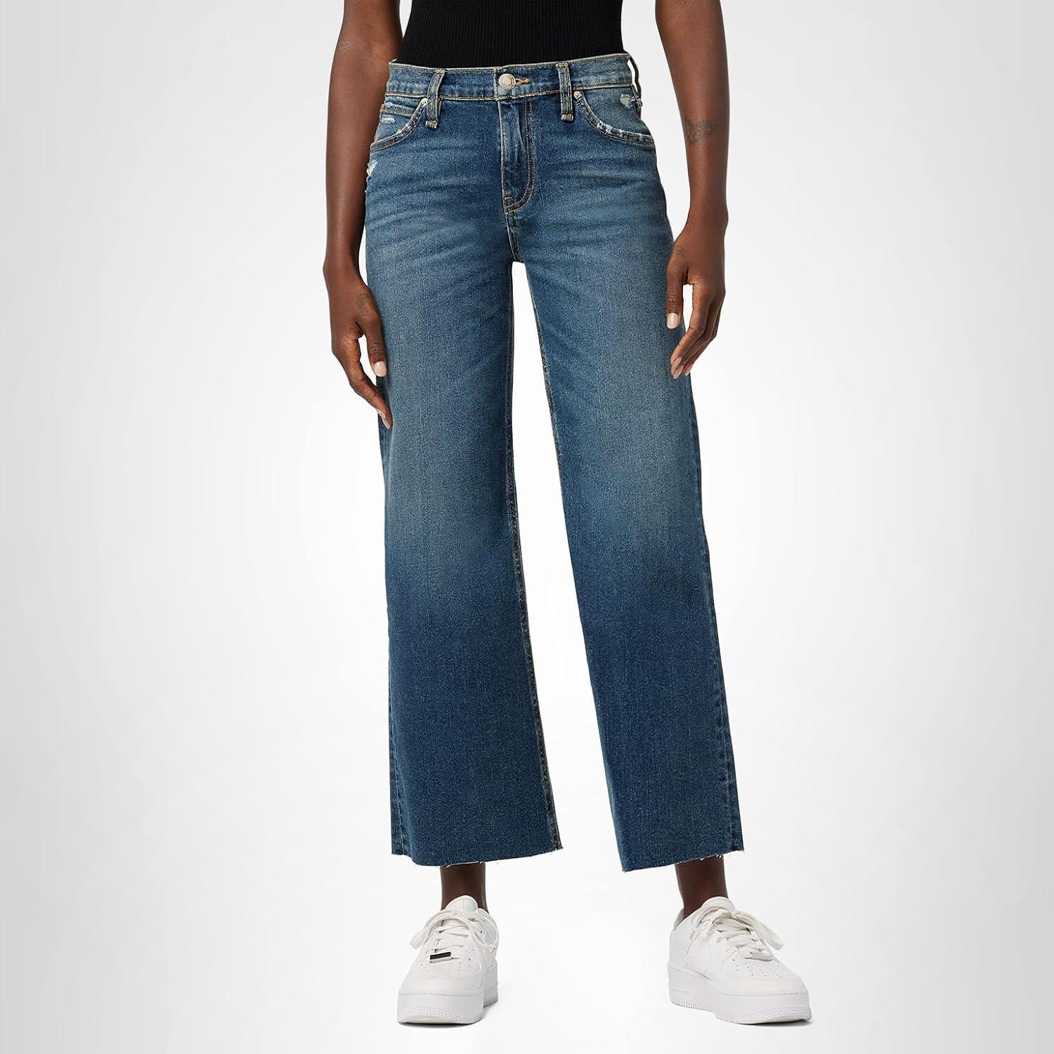 image:imageHudson Womens Rosie High Rise Wide Leg JeanPhilly