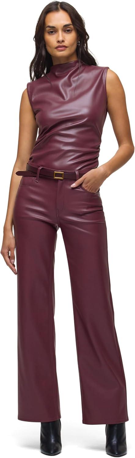 image:imageHudson Womens Rosie High Rise Wide Leg JeanPort Royal