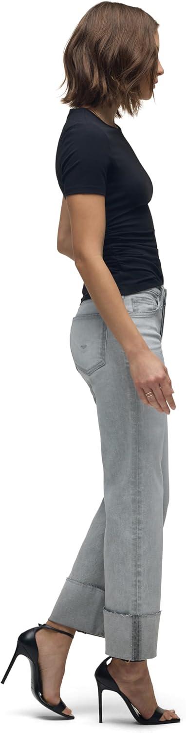 image:imageHudson Womens Rosie High Rise Wide Leg JeanWashed Slate