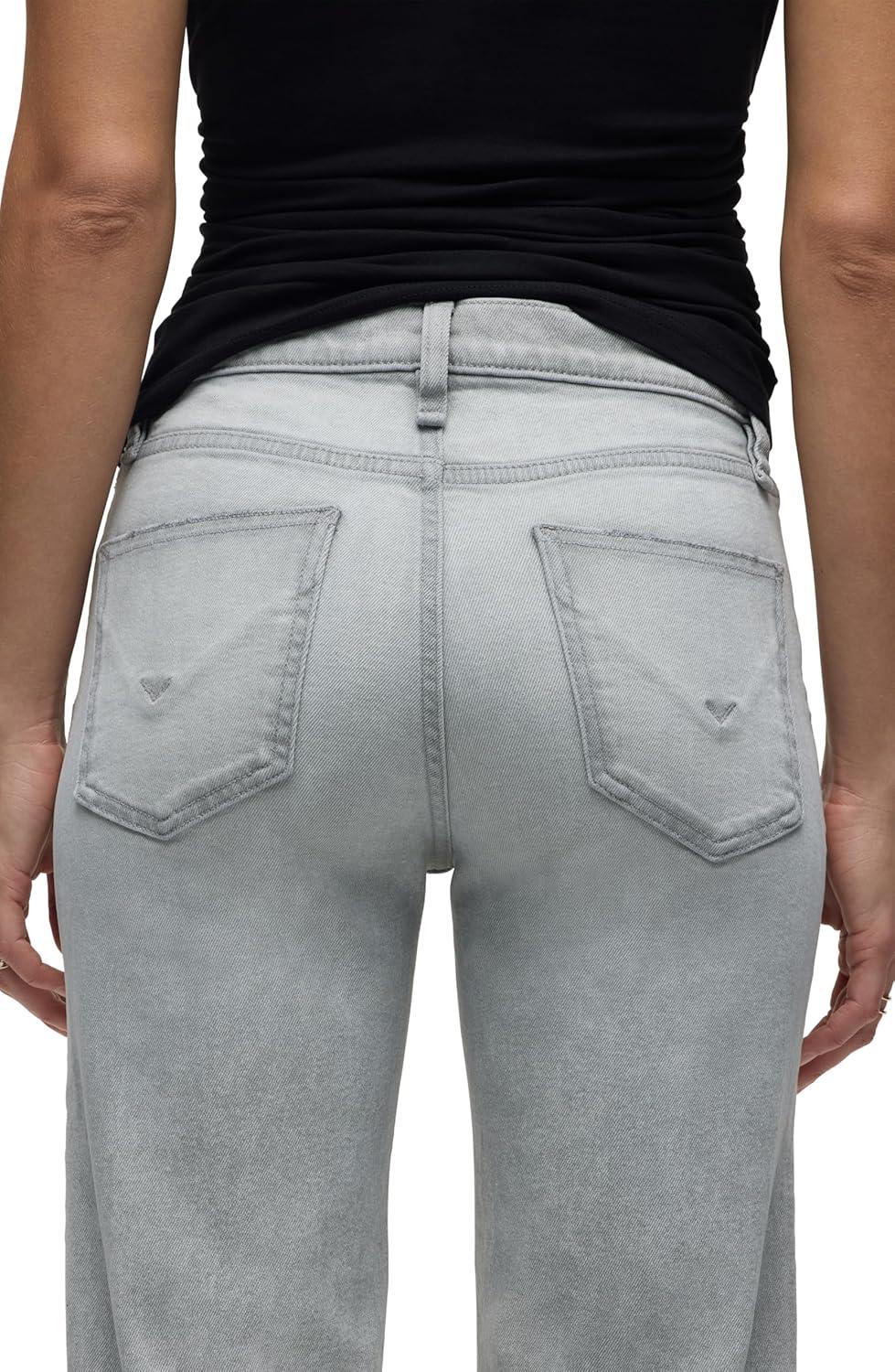 image:imageHudson Womens Rosie High Rise Wide Leg JeanWashed Slate