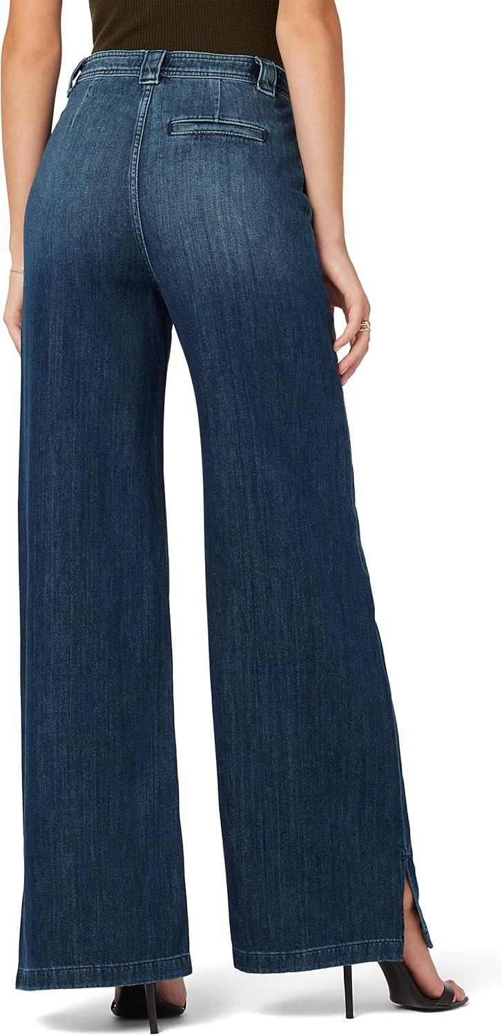 image:imageHudson Womens Wide Leg Drawstring Trouser PantCasual PantsBlue Inferno