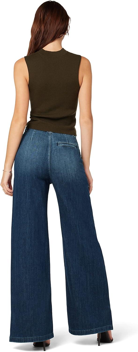 image:imageHudson Womens Wide Leg Drawstring Trouser PantCasual PantsBlue Inferno