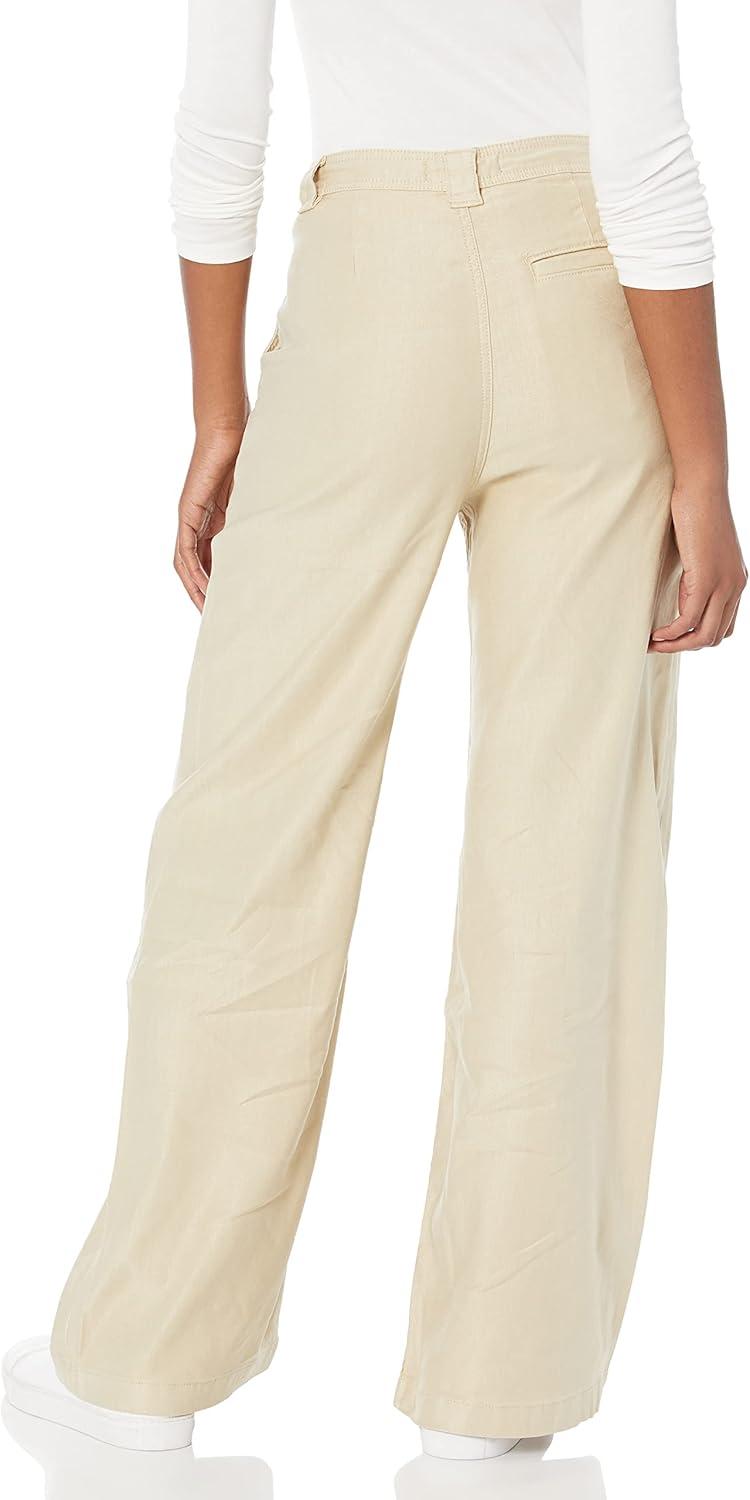 image:imageHudson Womens Wide Leg Drawstring Trouser PantCasual PantsWood Ash