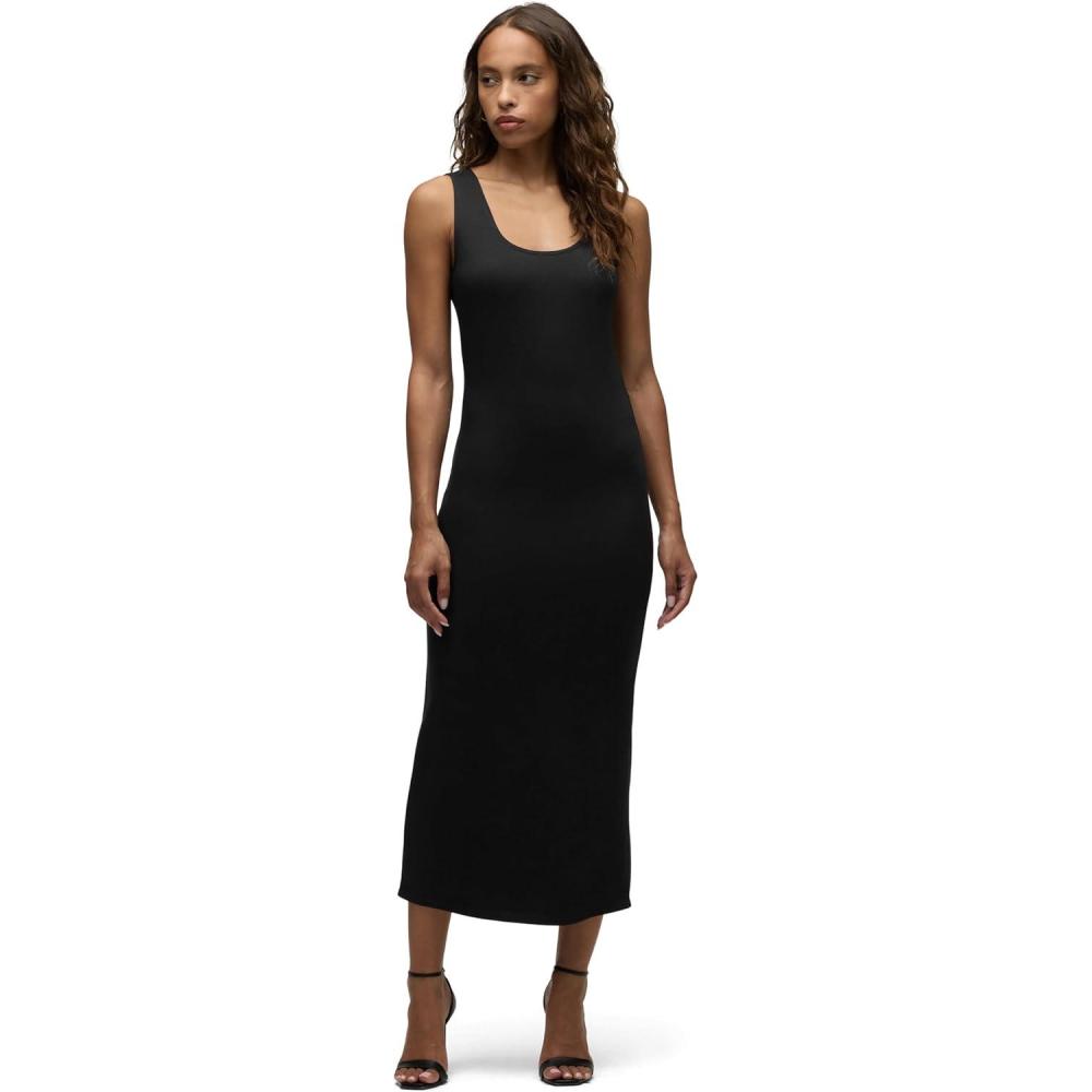 image:imageHUDSON Womens Midi Length Sleeveless Maxi DressBlack Beauty