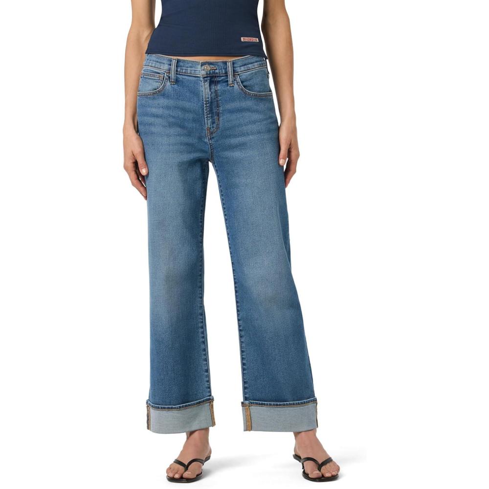 image:imageHUDSON Womens Rosalie High Rise Wide Leg PantWaipo