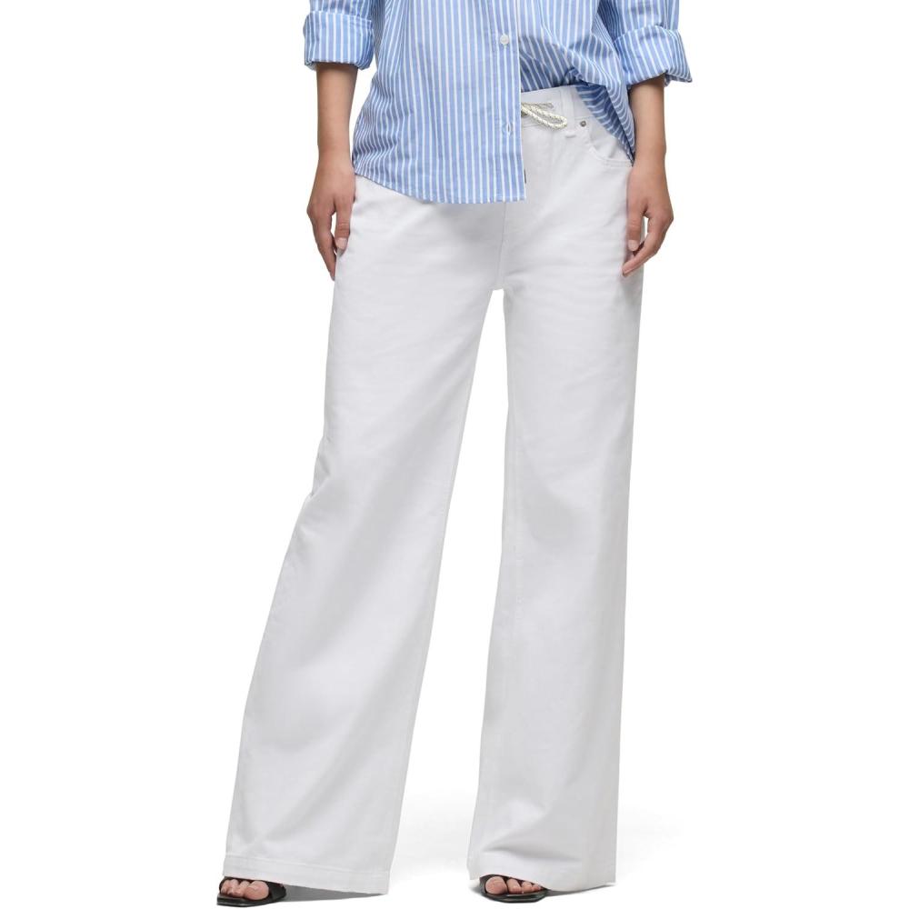 image:imageHUDSON Womens Rylee Low Rise Loose PantWhite