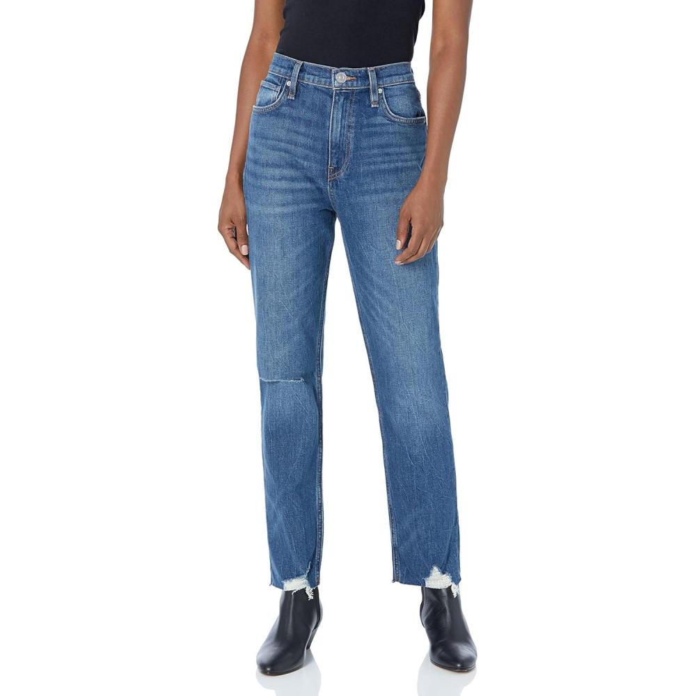 image:imageHudson Jeans Womens Holly High Rise Straight Leg JeanBlue Dreams