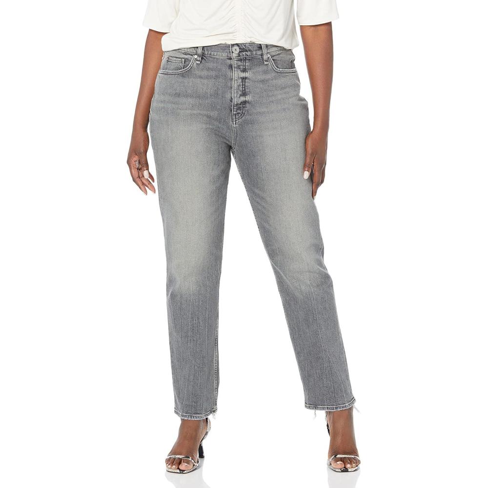 image:imageHudson Jeans Womens Holly High Rise Straight Leg JeanFoggy Night