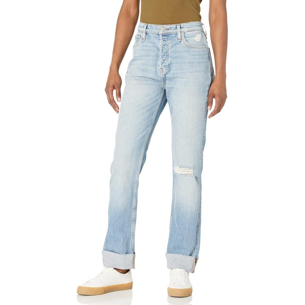 image:imageHudson Jeans Womens Holly High Rise Straight Leg JeanLandslide