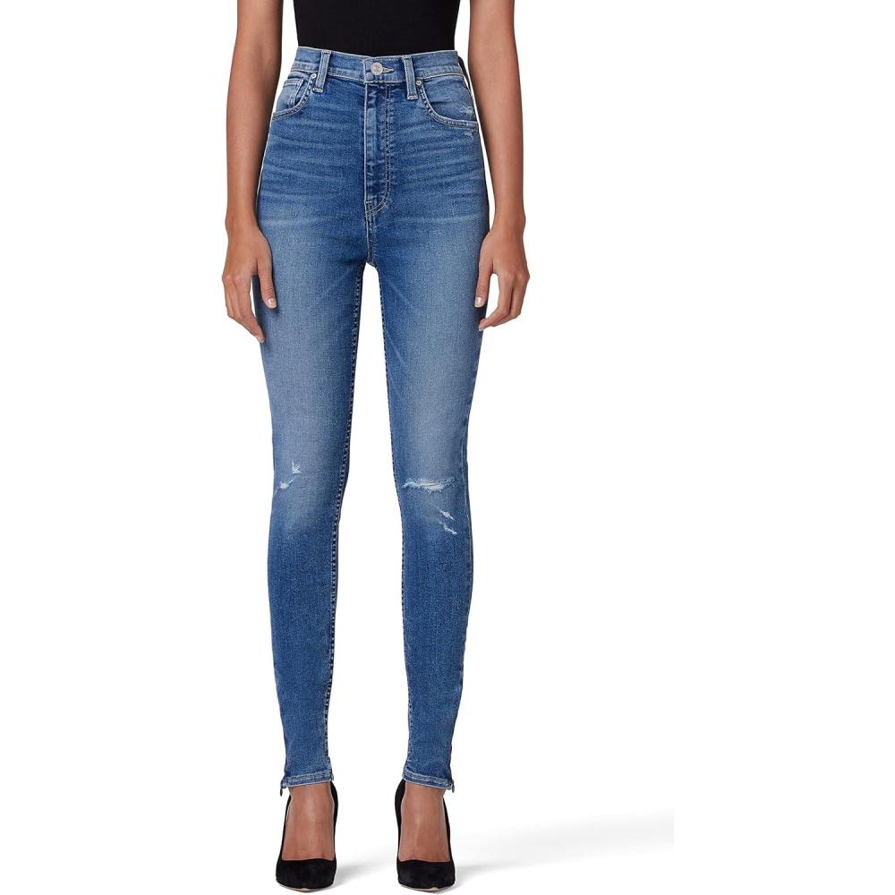 image:imageHudson Womens Centerfold Extreme High Rise Super Skinny JeanJeansBlue Dust