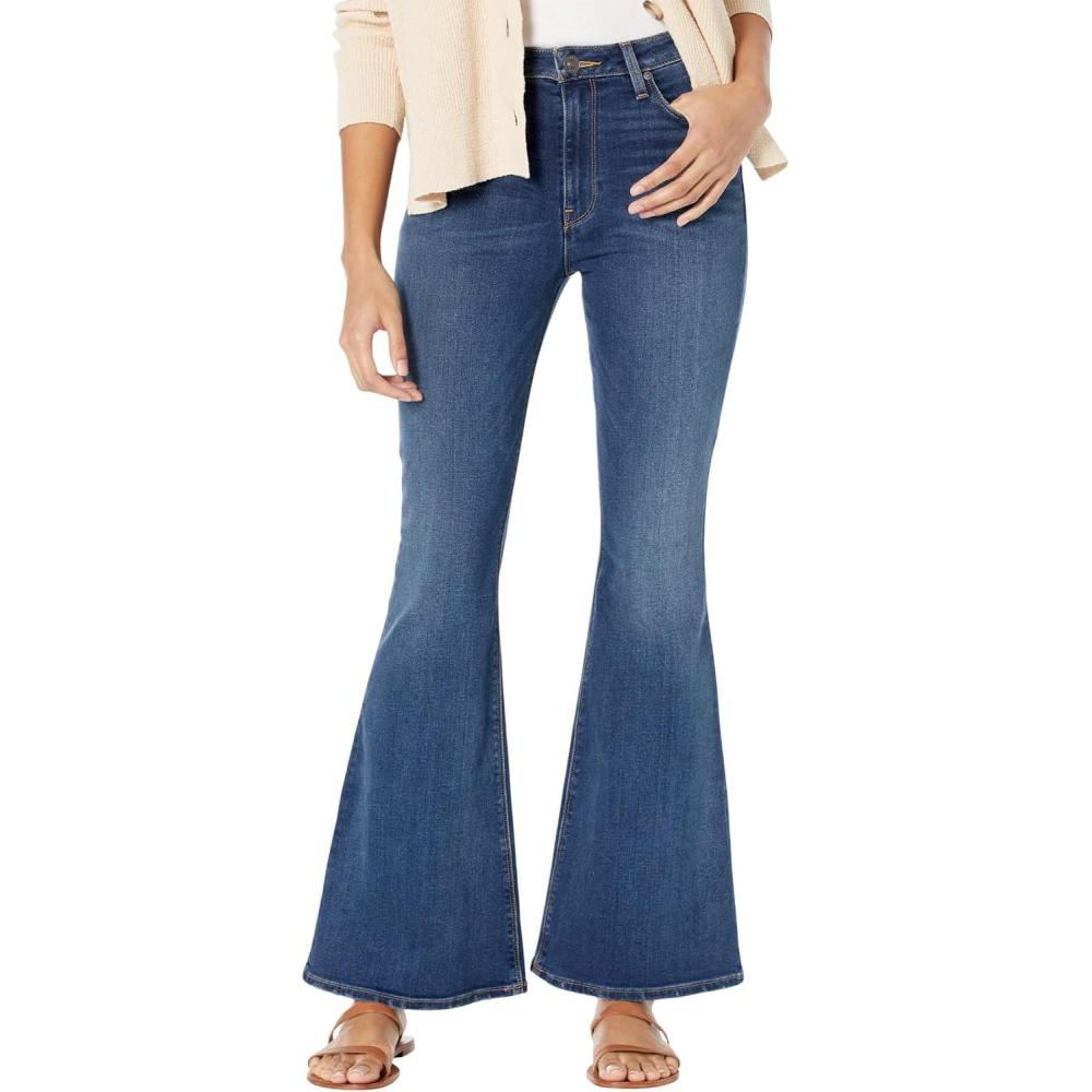 image:imageHudson Womens Holly HighRise Petite Flare JeanPart Time