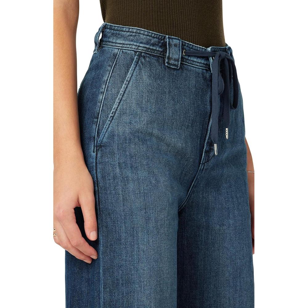 image:imageHudson Womens Wide Leg Drawstring Trouser PantCasual PantsBlue Inferno