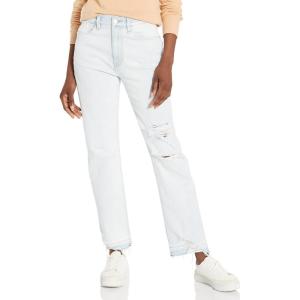 HUDSON Women’s Jade High-Rise Straight Loose Fit Jean(Aries)