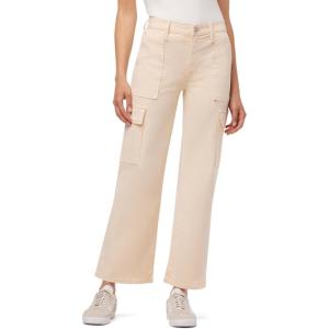 HUDSON Women’s Rosalie High Rise Wide Leg Cargo Ankle Pant(Bleached Sand)