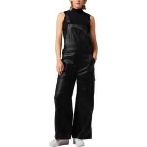 HUDSON womens Utility Wide Leg Overall(Black)