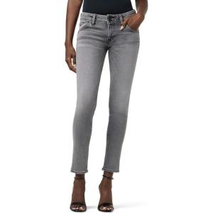 Hudson Womens Collin Mid Rise Skinny Jean, with Back Flap Pockets(Stone Grey)