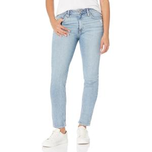 Hudson Womens Collin Mid Rise Skinny Jean, with Back Flap Pockets(Tropics)