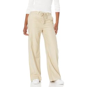 Hudson Womens Wide Leg Drawstring Trouser PantCasual Pants(Wood Ash)