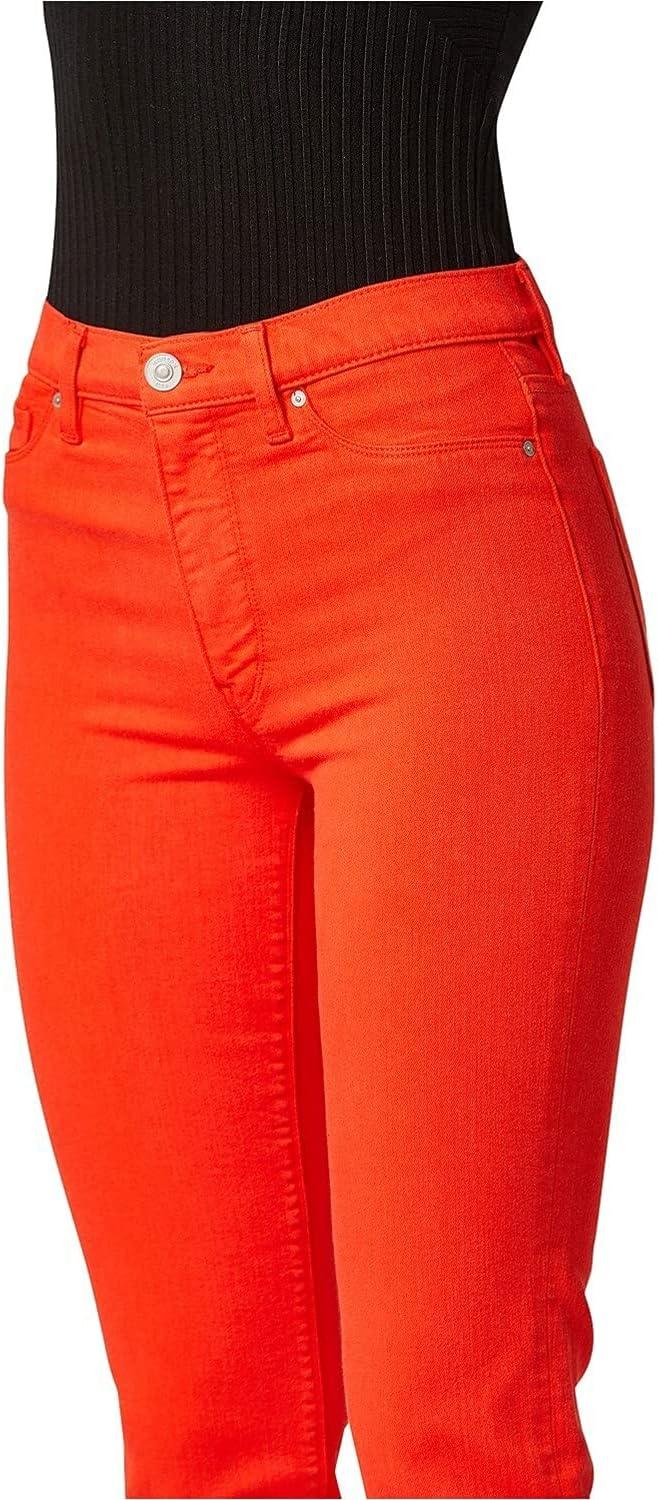 image:imageHUDSON Jeans Womens Barbara High Rise Cropped Straight Leg JeanJasper