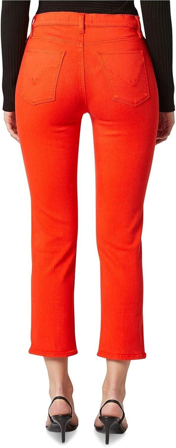 image:imageHUDSON Jeans Womens Barbara High Rise Cropped Straight Leg JeanJasper