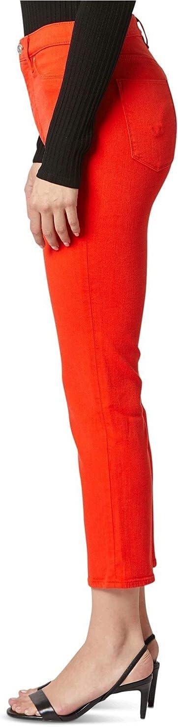image:imageHUDSON Jeans Womens Barbara High Rise Cropped Straight Leg JeanJasper