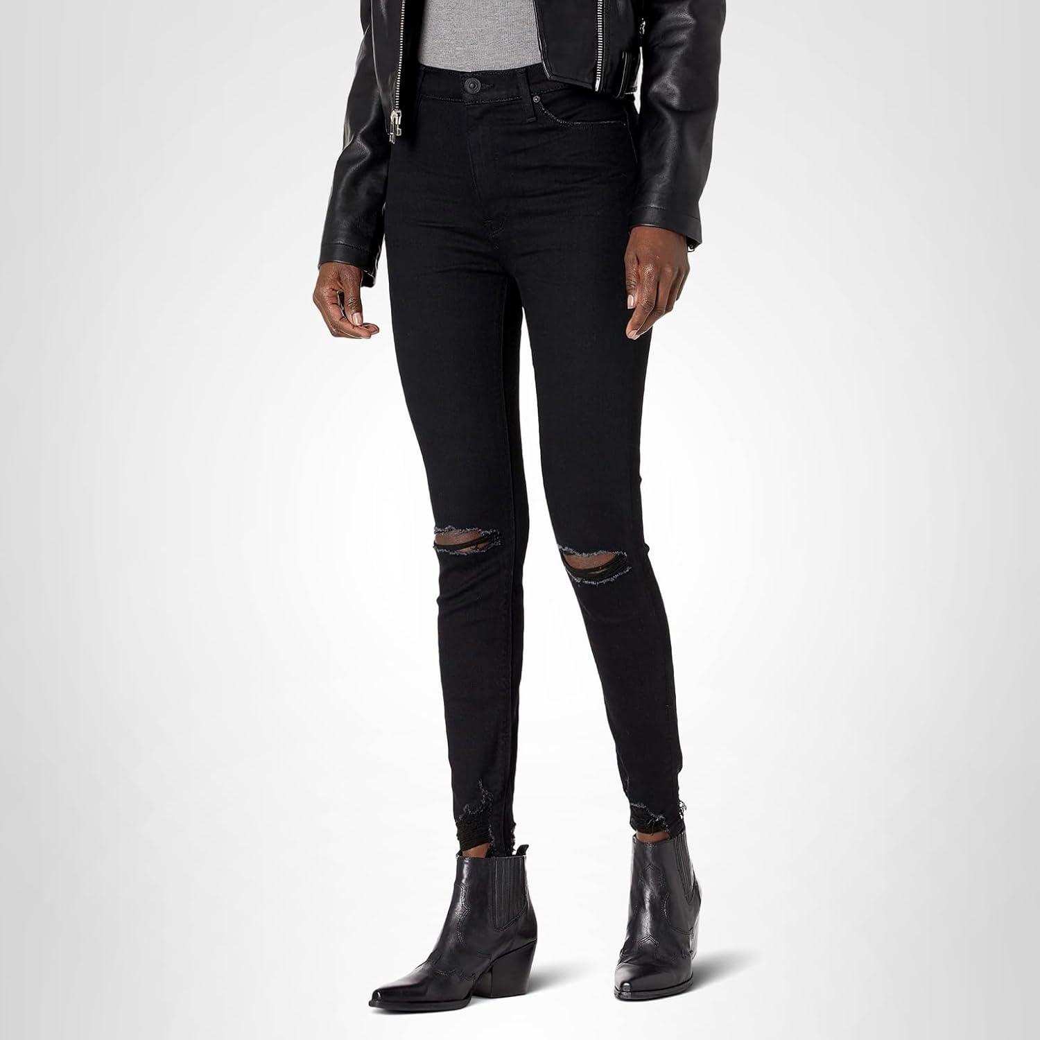 image:imageHUDSON Womens Barbara High Rise Super Skinny Ankle JeanEvening Shadow