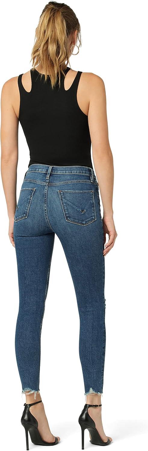 image:imageHUDSON Womens Barbara High Rise Super Skinny Ankle JeanHalo