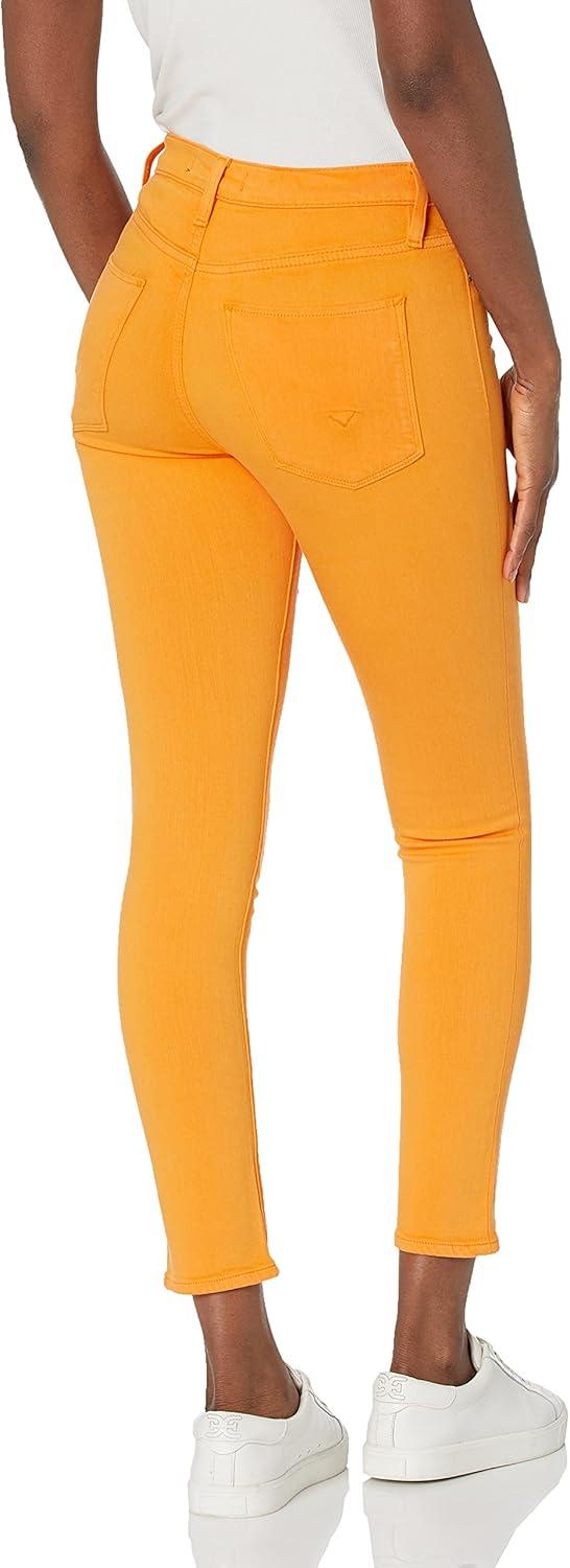 image:imageHUDSON Womens Barbara High Rise Skinny Cropped JeanTangerine