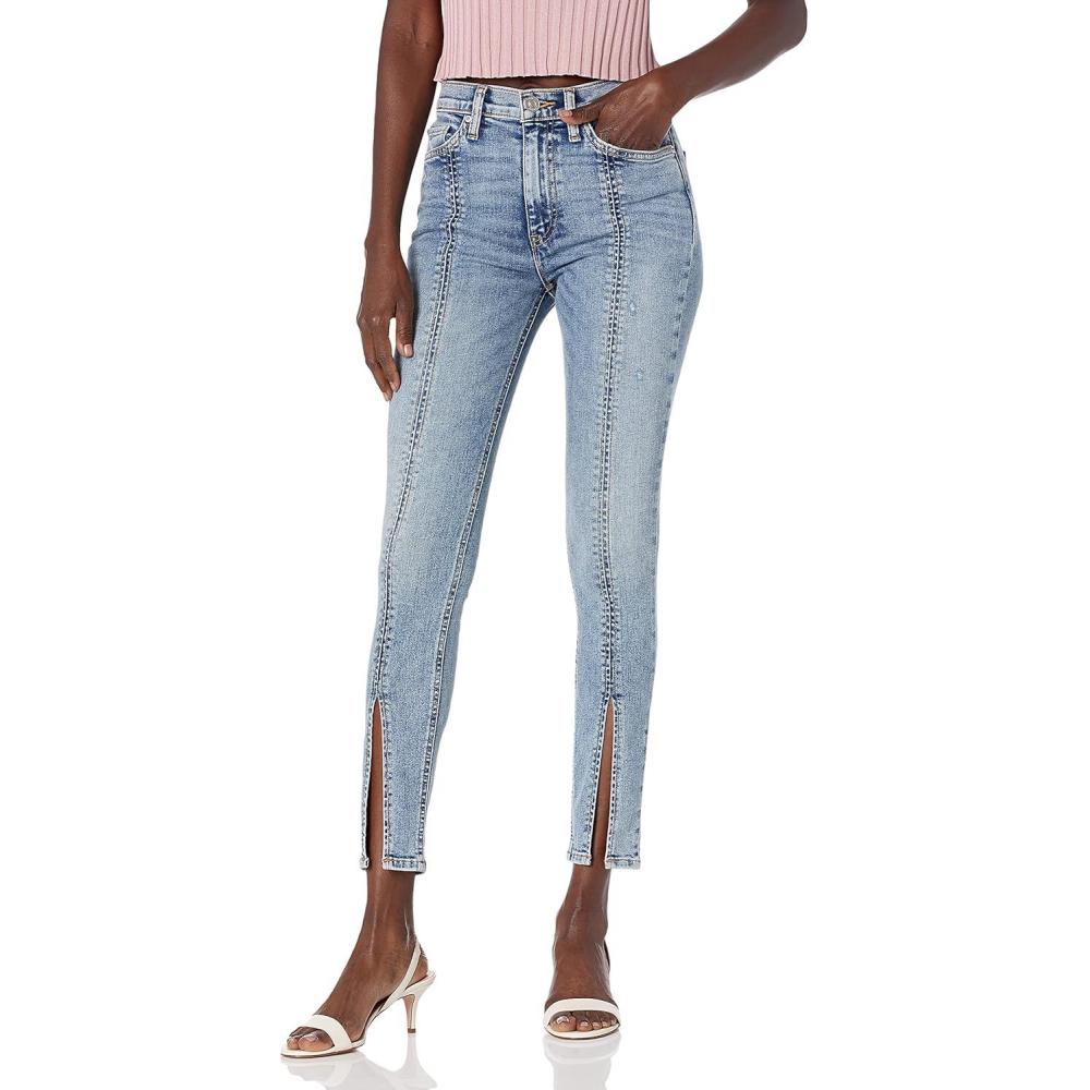 image:imageHUDSON Womens Barbara High Rise Skinny Cropped JeanThe Key