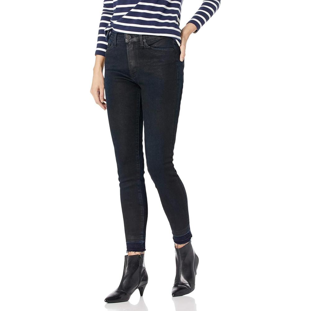 image:imageHUDSON Womens Barbara High Waist Ankle Skinny W Released HemVelvet Night