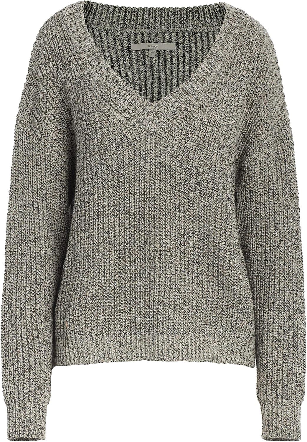 image:imageHUDSON Womens V Neck SweaterAquitaine