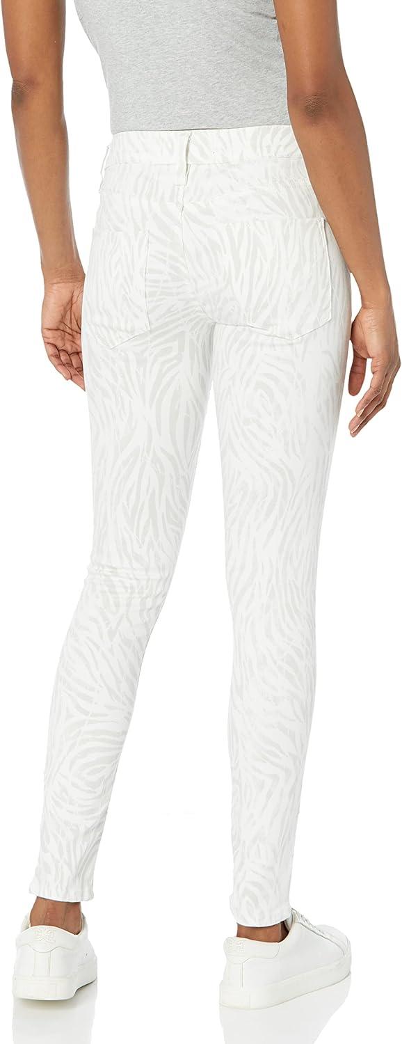 image:imageHudson Jeans Womens Nico Midrise Ankle Super Skinny 5Pocket JeanDistorted Zebra