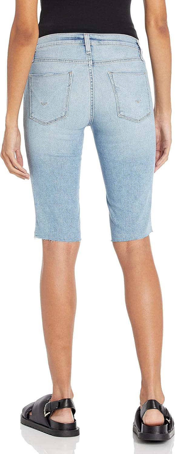 image:imageHUDSON Womens Amelia Mid Rise Knee ShortRockaway