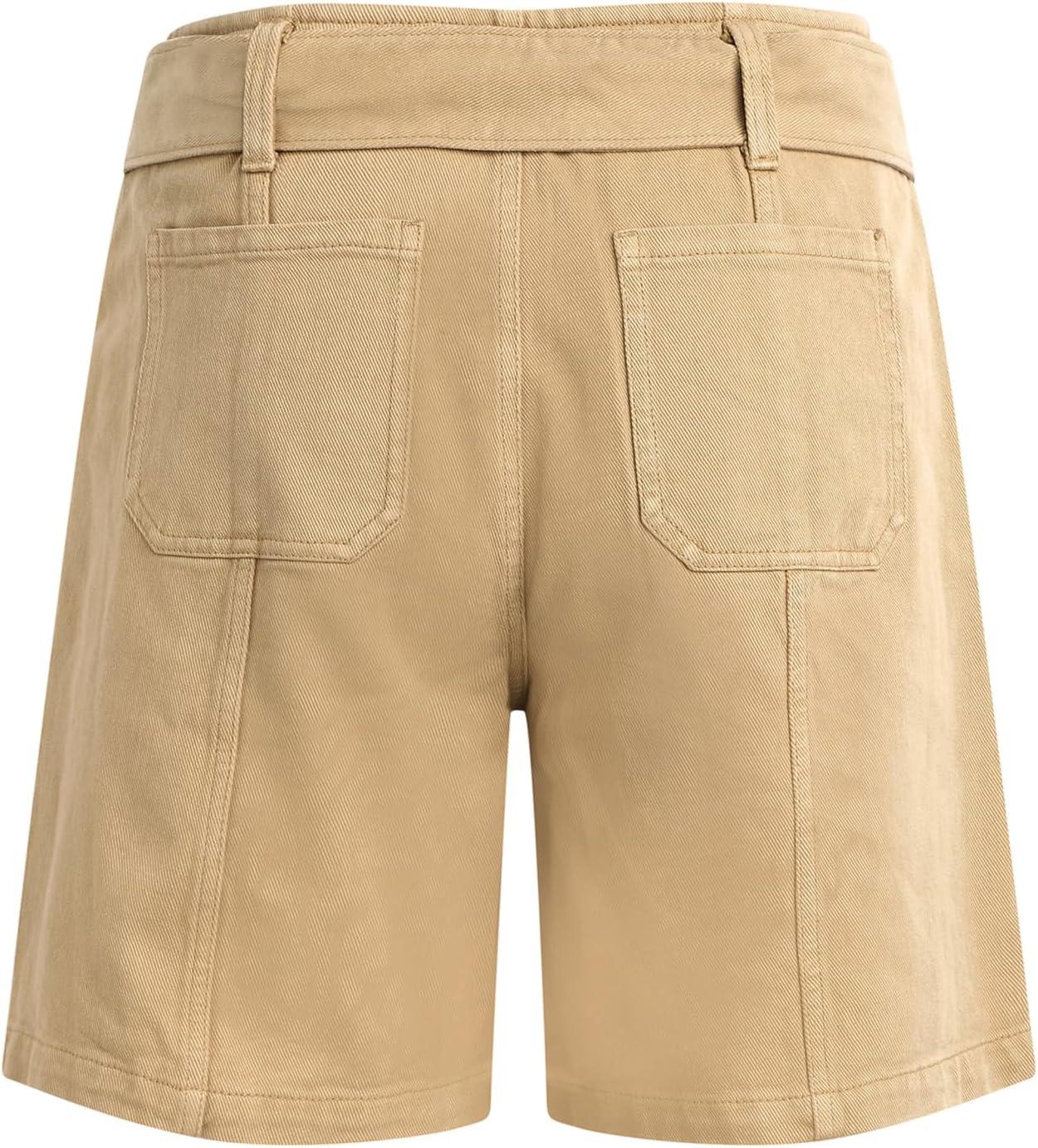 image:imageHUDSON Womens Belted Long ShortCornfield