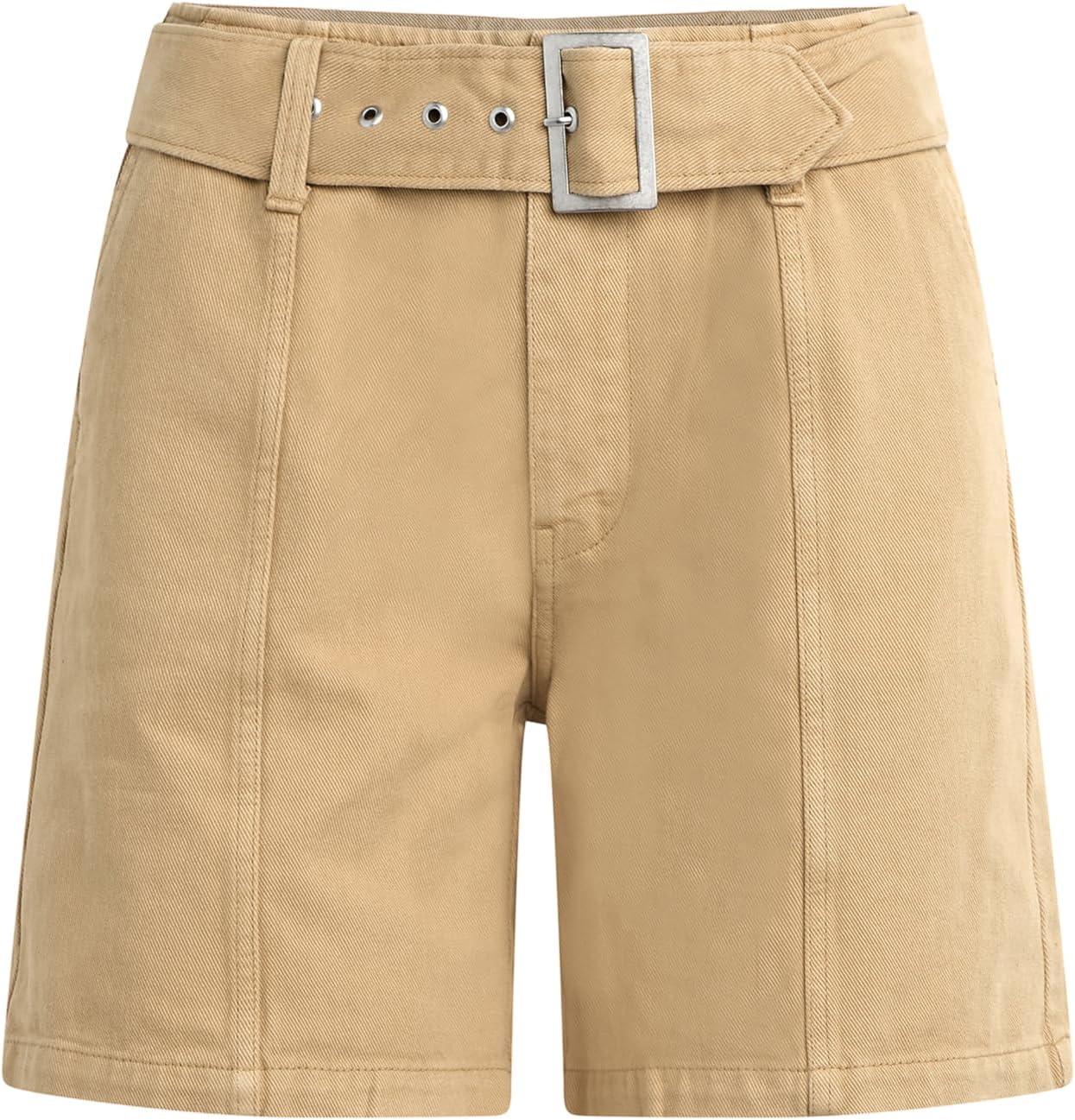 image:imageHUDSON Womens Belted Long ShortCornfield