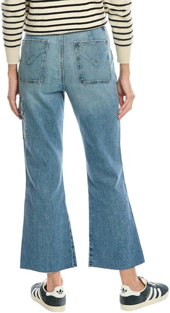 image:imageHUDSON Womens Utility Faye Ultra High Rise Bootcut Crop JeanCelestial
