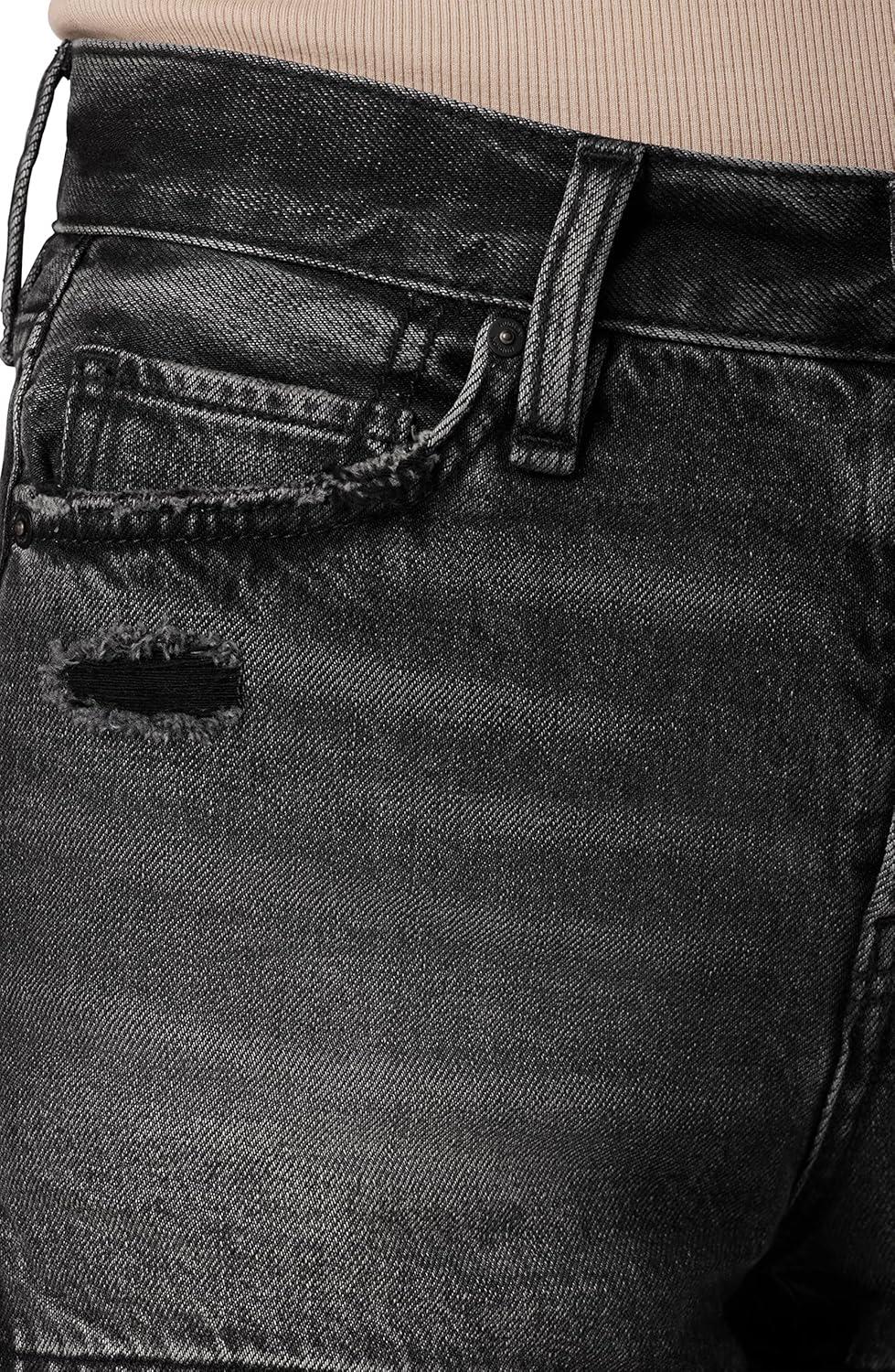 image:imageHudson Jeans Womens Lori High Rise Cut Off Jean ShortWashed Stone