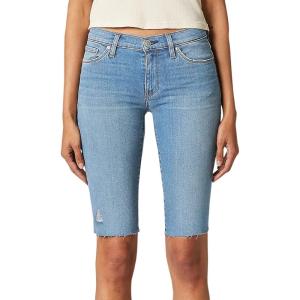 HUDSON Women’s Amelia Mid Rise Knee Short(Lights on)