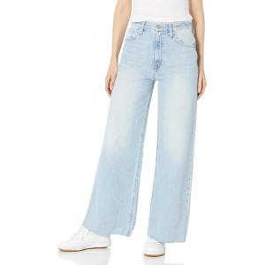 Hudson Womens James High-Rise Wide Leg Barefoot Jean(Iris)
