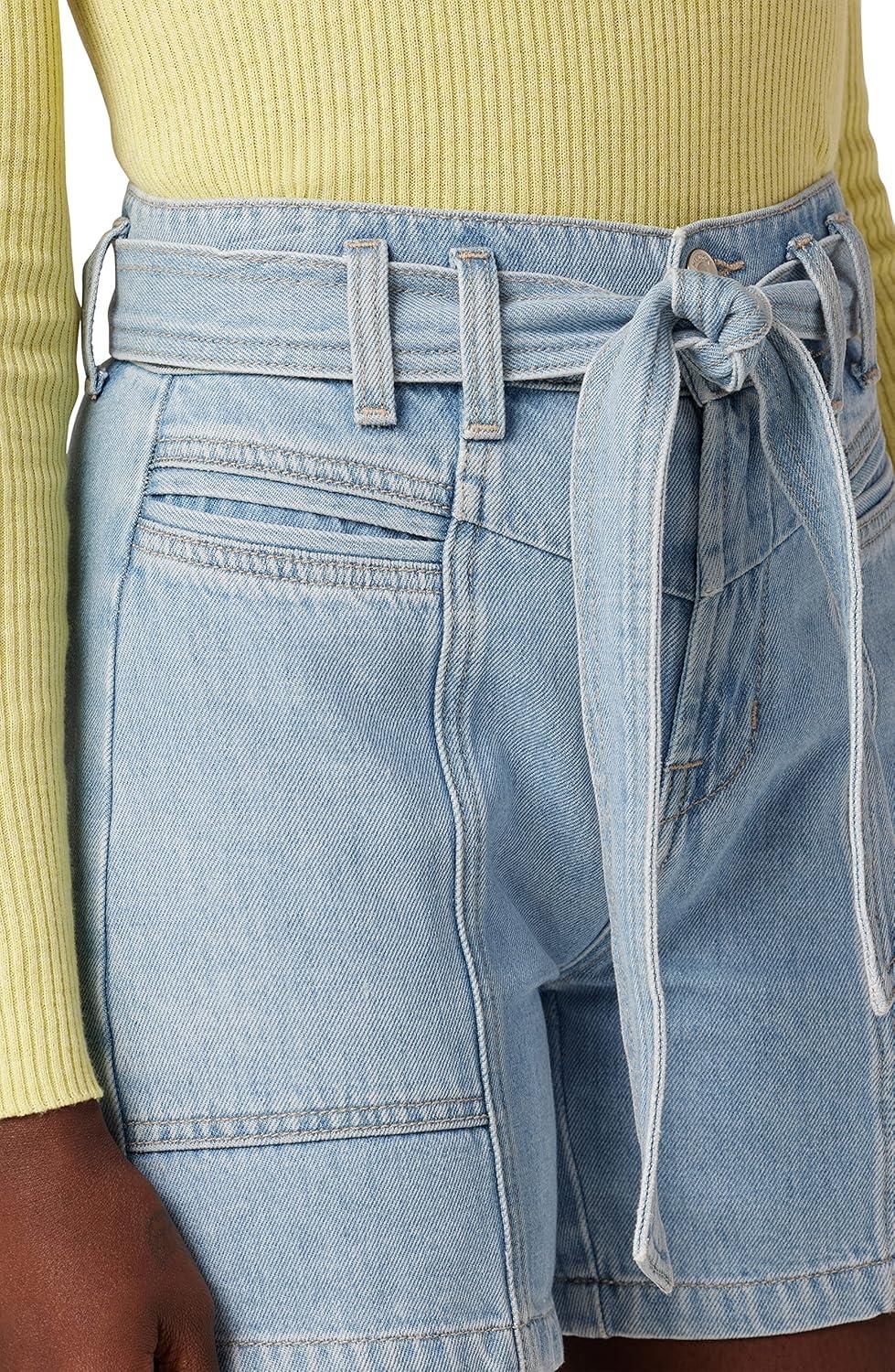 image:imageHUDSON Womens High Rise Utility ShortSpring Indigo