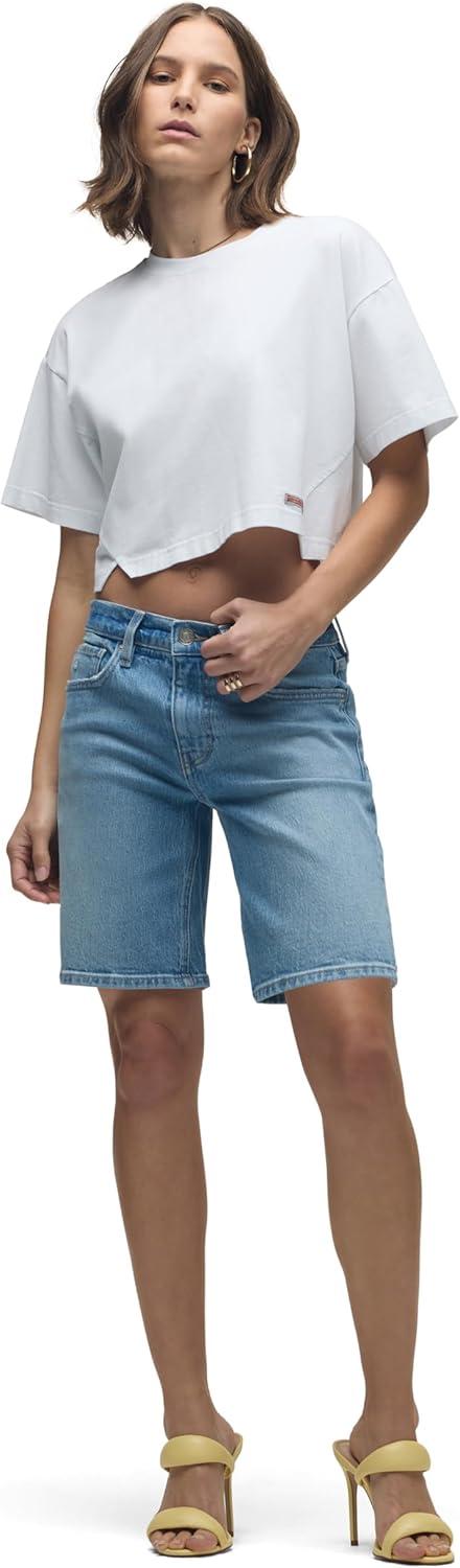 image:imageHUDSON Womens London LowRise Long ShortDenim Fresca
