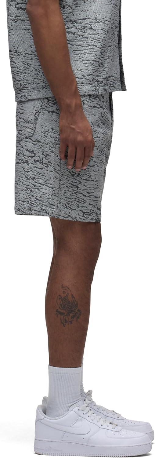 image:imageHUDSON Mens Clint Relaxed ShortBlack Jacquard