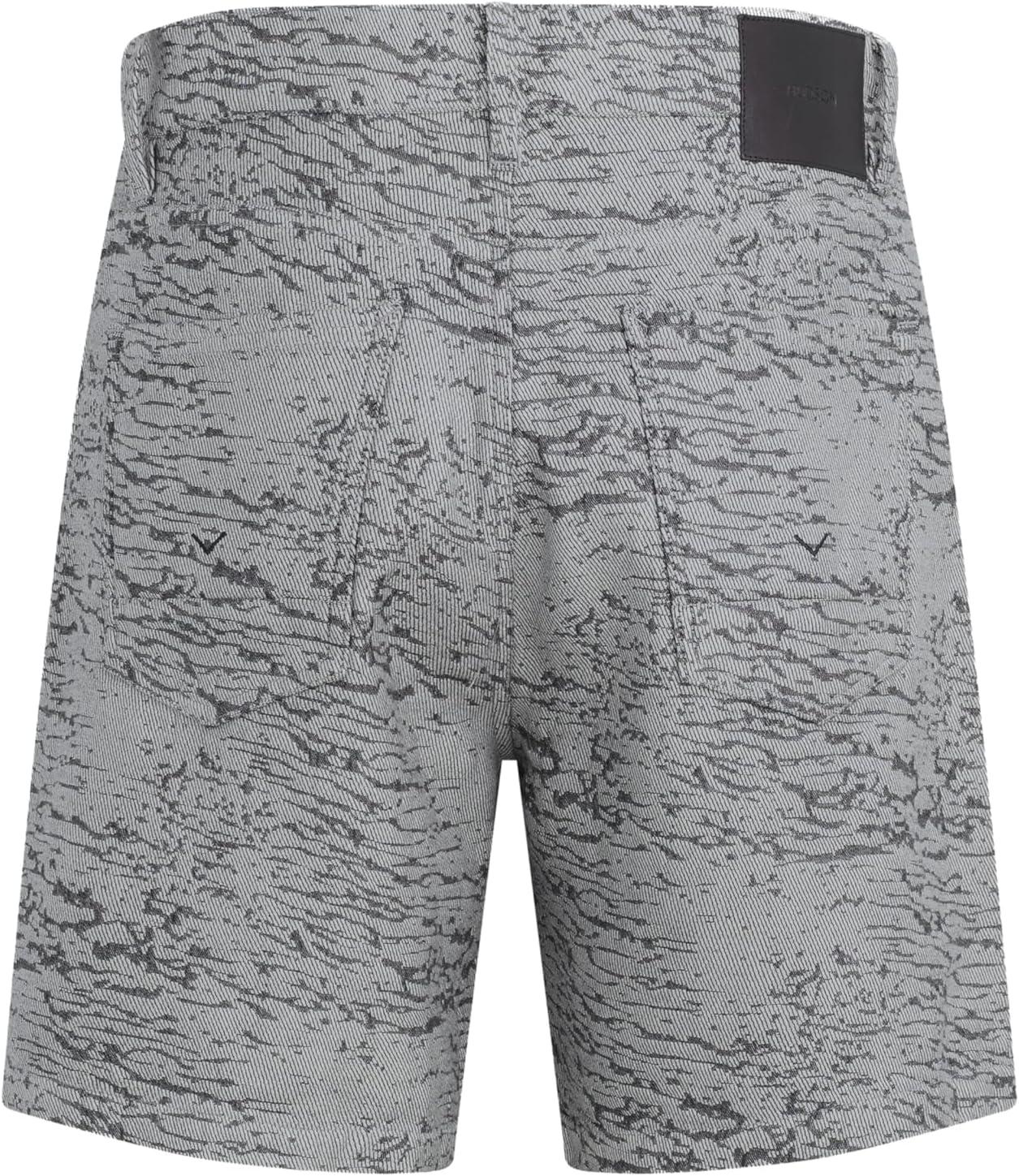 image:imageHUDSON Mens Clint Relaxed ShortBlack Jacquard