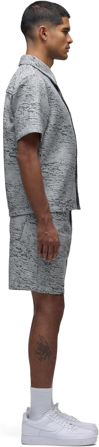 image:imageHUDSON Mens Clint Relaxed ShortBlack Jacquard